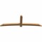 Ekena Millwork Bellingham Timber Gable Bracket, Western Red Cedar, 108"W x 36"H x 3 1/2"D x 5 1/2"F, 8/12 Pitch GBW108X36X0406BEL00SWR - alternate 5